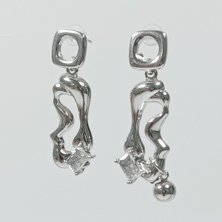  Серьги на застежке "гвоздик" арт. 22261