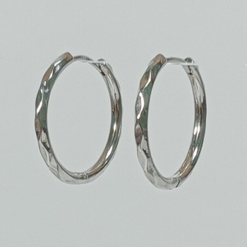  Серьги-кольца, диаметр 2.3см, арт. 2236-1