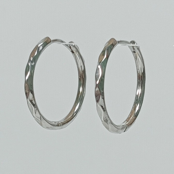  Серьги-кольца, диаметр 2.3см, арт. 2236-1