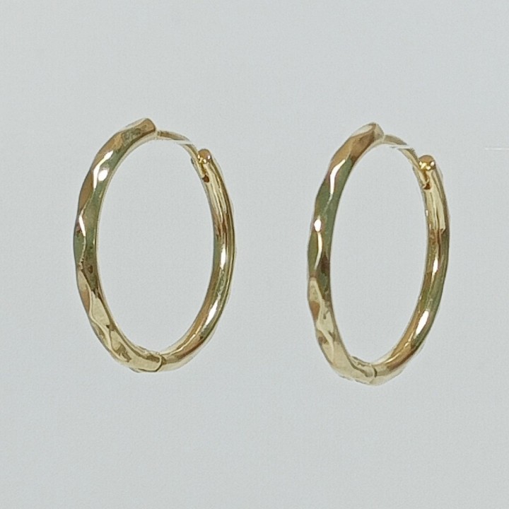  Серьги-кольца, диаметр 2.3см, арт. 2236-2