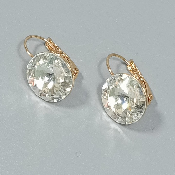  Серьги на застежке левербэк арт. 22698-1