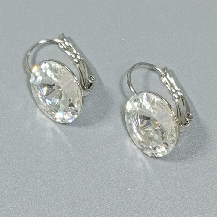  Серьги на застежке левербэк арт. 22698-2