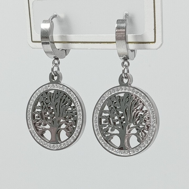  Серьги на застежке "конго" арт. 22701