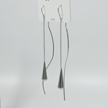 Серьги-продёвки "Капли", арт. 22326