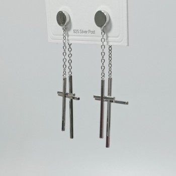  Серьги на застежке "гвоздик", арт. 22703-1