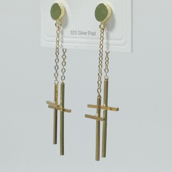  Серьги на застежке "гвоздик", арт. 22703-2