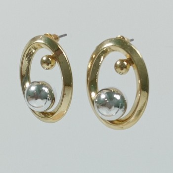  Серьги на застежке "гвоздик", арт. 22689