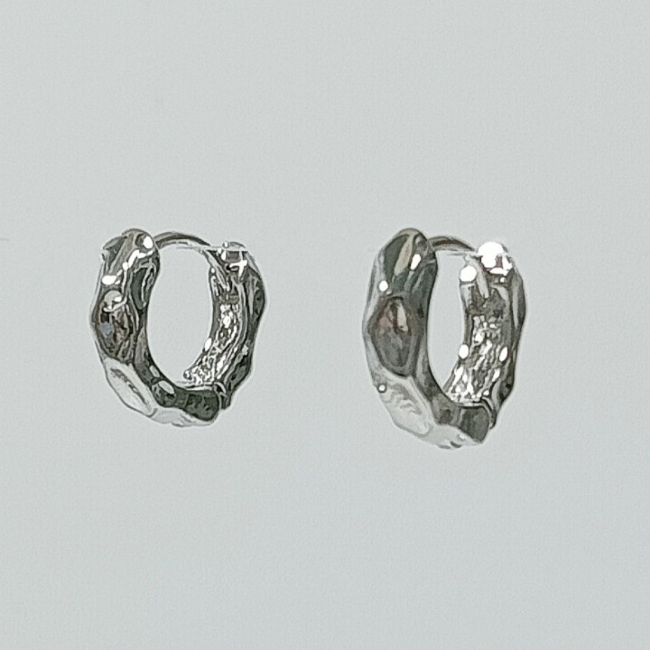  Серьги-кольца, диаметр 1.5см, арт. 22654