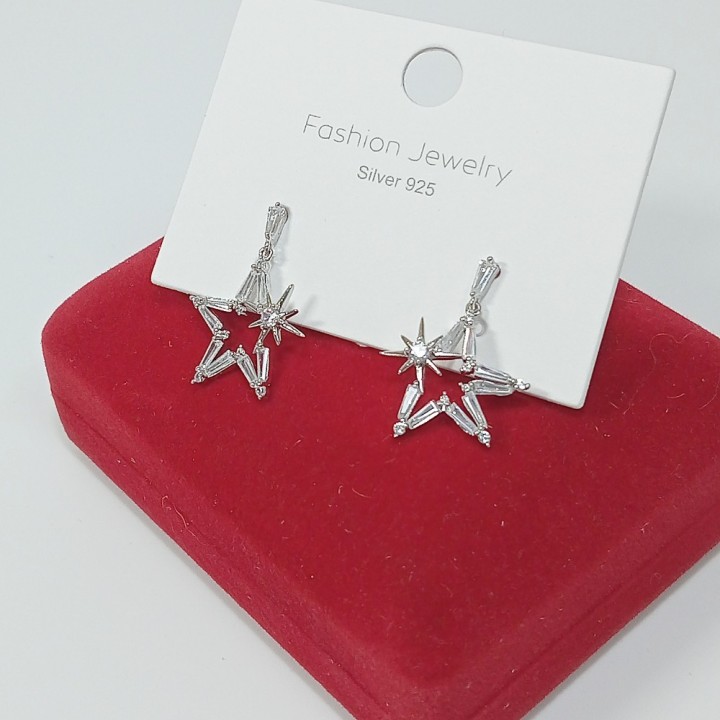  Серьги на застежке "гвоздик" арт. 22709