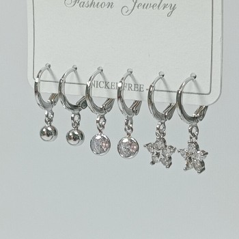  Набор сережек 3 пары, арт. 22726