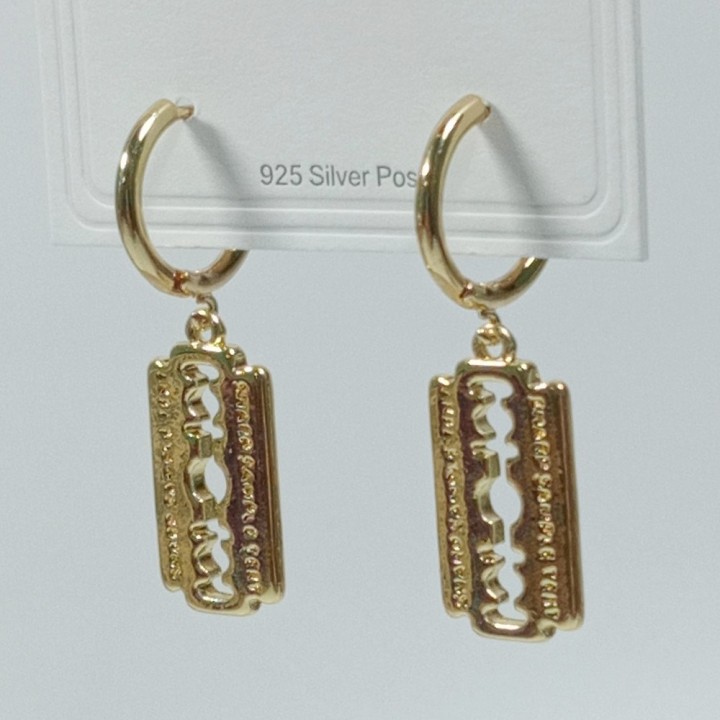  Серьги на застежке "конго", арт. 22576-13