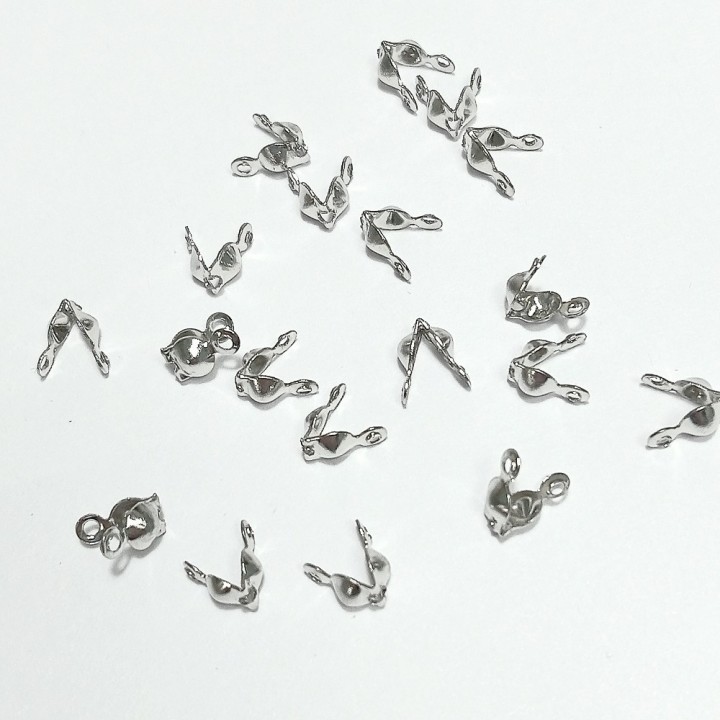 Концевики круглые, цена за упак. 30шт (1руб/шт), арт. 6419