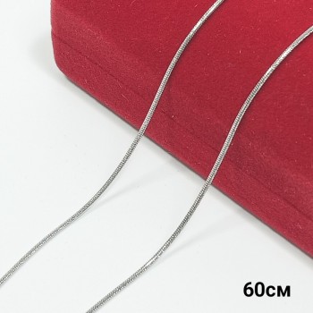  Цепочка с родированным покрытием Xuping (длина 60см), арт. 60101