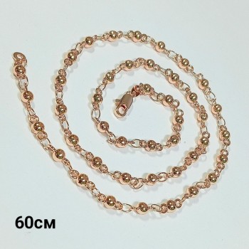 Цепочка с родированным покрытием (длина 60см), арт. 6015