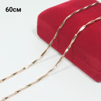 Цепочка с родированным покрытием (длина 60см), арт. 6089