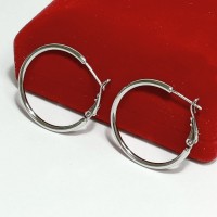  Серьги-кольца, диаметр 3см, арт. 22235-5