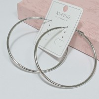  Серьги-кольца, диаметр 5.5см, арт. 2207-7