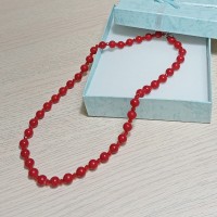 Бусы из искусственного коралла, арт. 2014