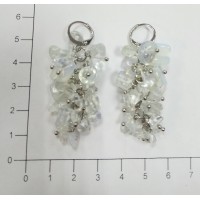 Серьги из лунного камня 2233-5
