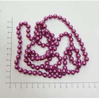 Бусы, 120-130см, цвет - сиреневый, арт. 2024-9