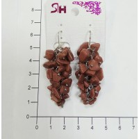 Серьги из авантюрина 2233-1