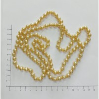 Бусы, 120-130см, цвет - желтый, арт. 2024-24